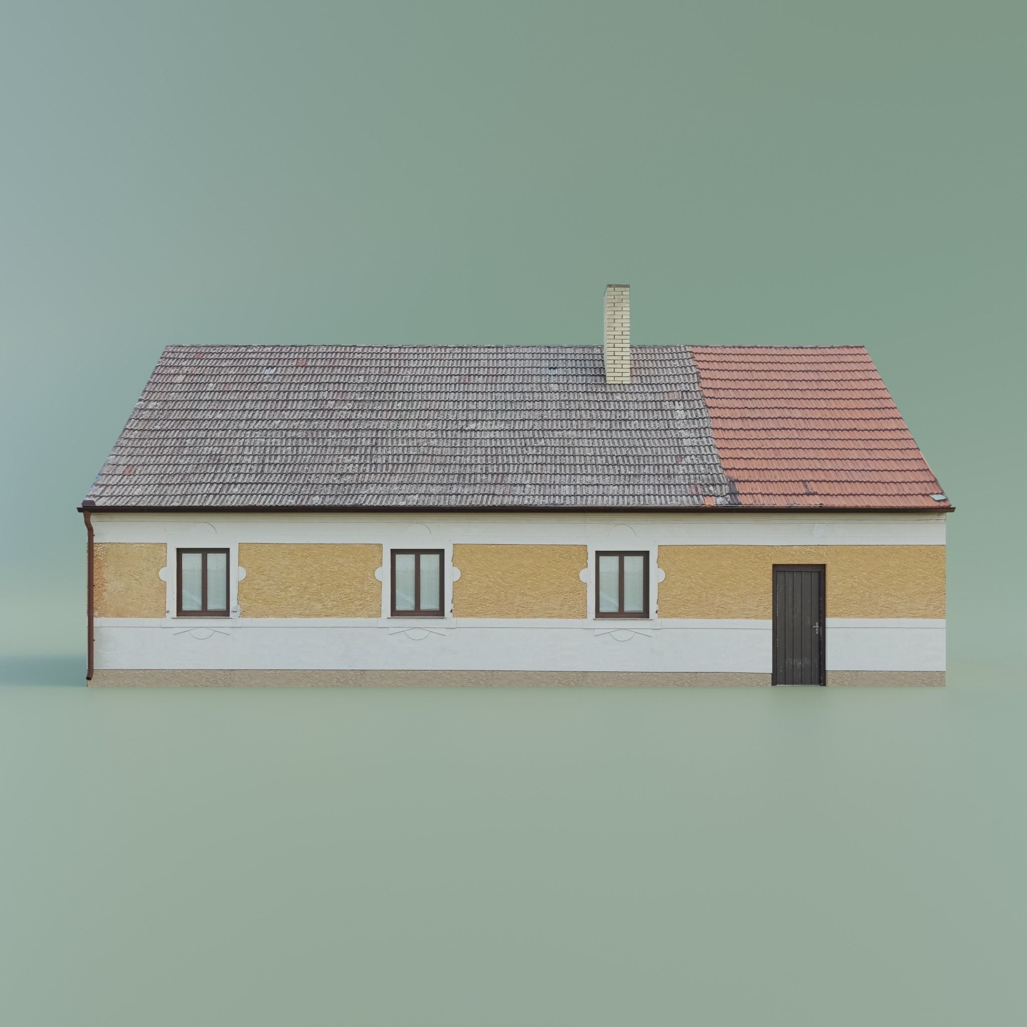 House realistic low-poly Low-poly 3D model_5