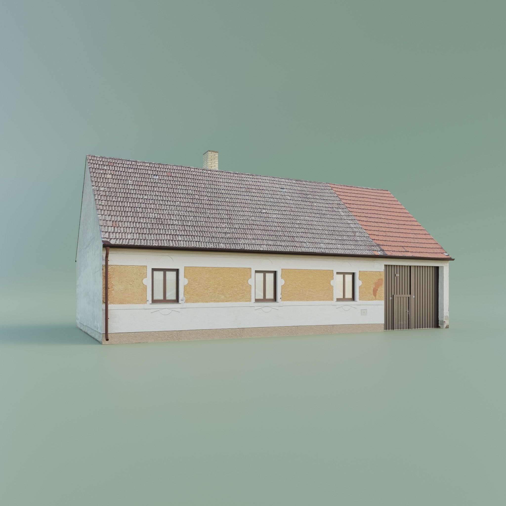 House realistic low-poly Low-poly 3D model_9