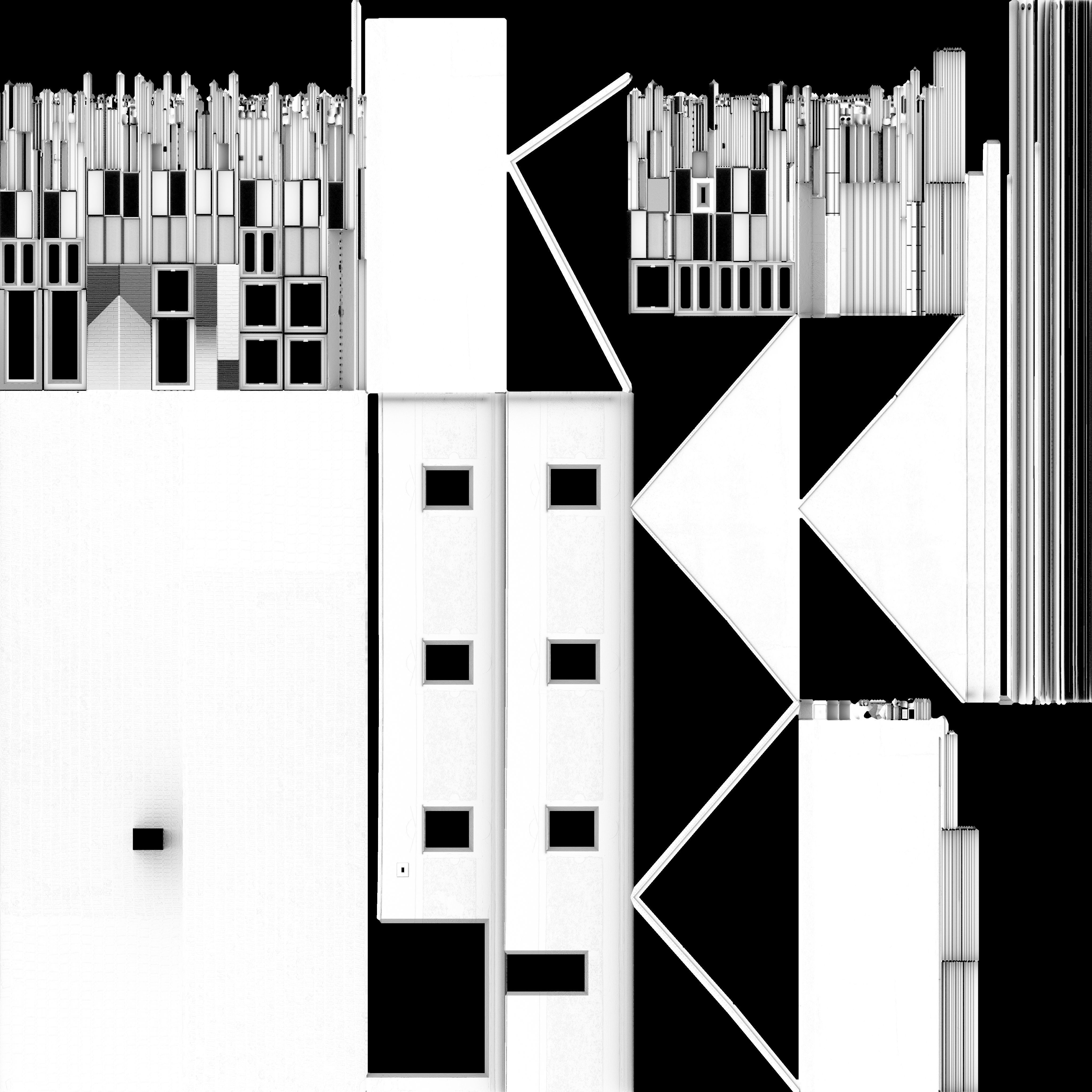 House realistic low-poly Low-poly 3D model_13