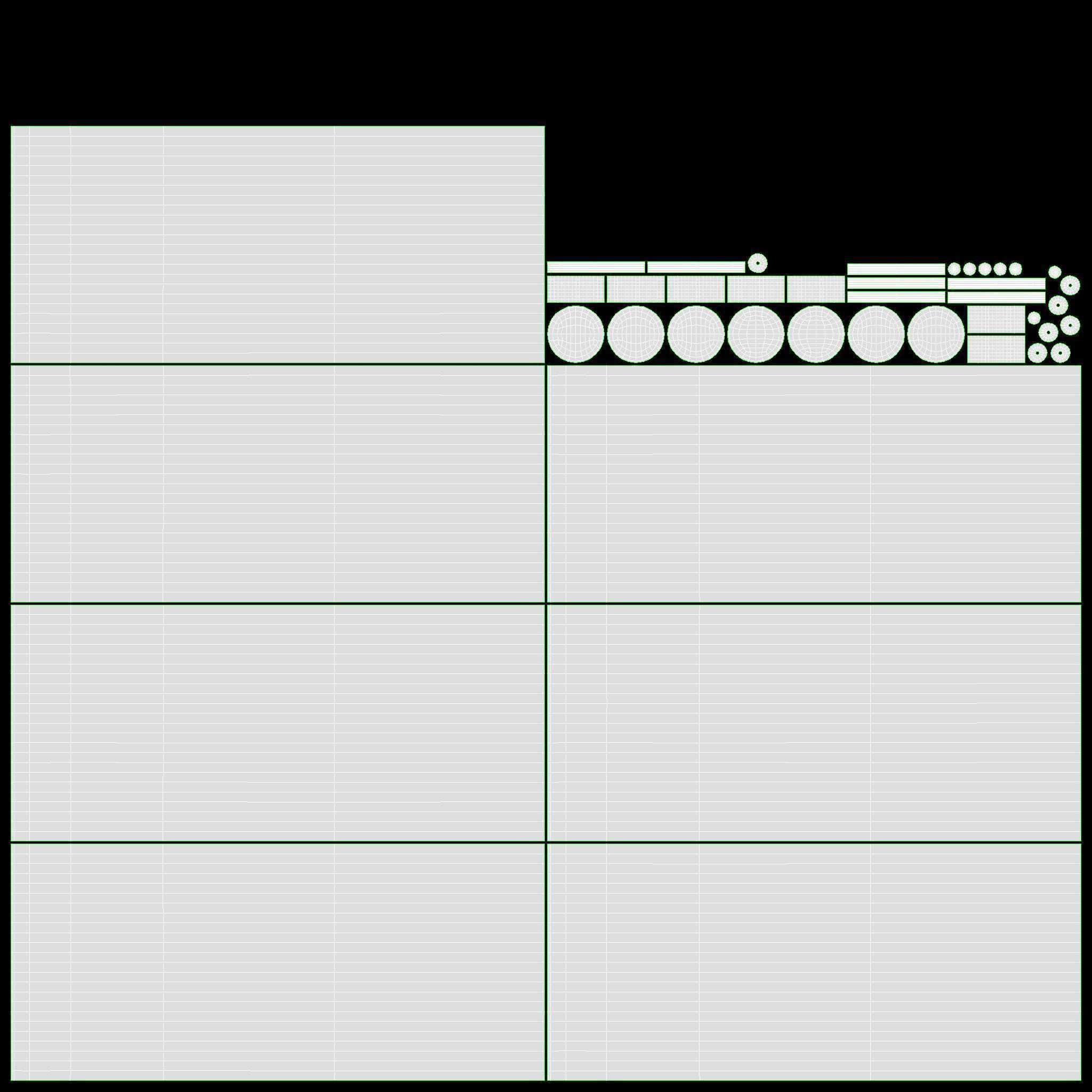 Advent 7-light Candlestick Arc 02 3D model_8