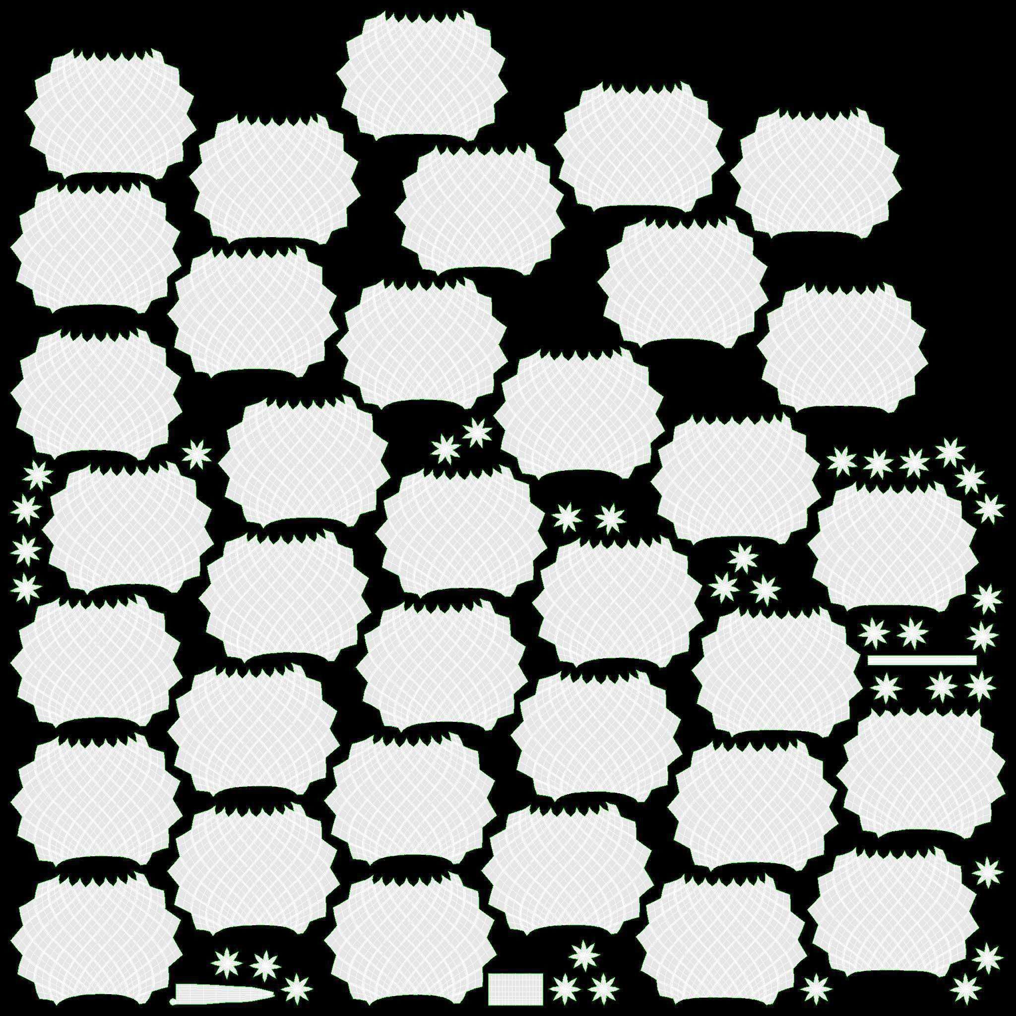 Advent 7-light Candlestick Arc 02 3D model_10