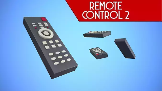 REMOTE CONTROL 02 CARTOON STYLIZED Low-poly 3D model REMOTE CONTROL 02 CARTOON STYLIZED Low-poly 3D model