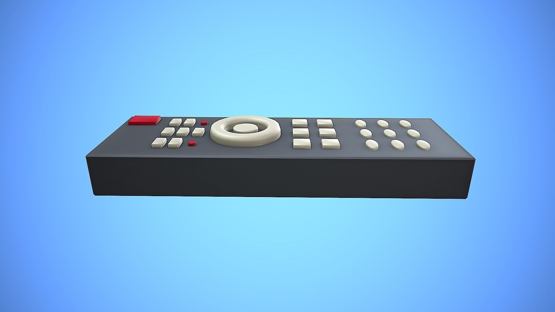 REMOTE CONTROL 02 CARTOON STYLIZED Low-poly 3D model_8