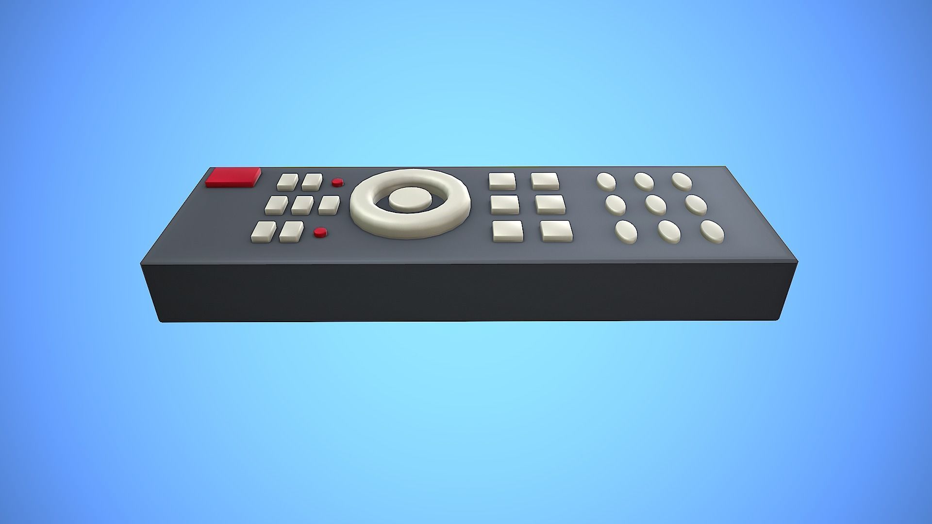 REMOTE CONTROL 02 CARTOON STYLIZED Low-poly 3D model_7