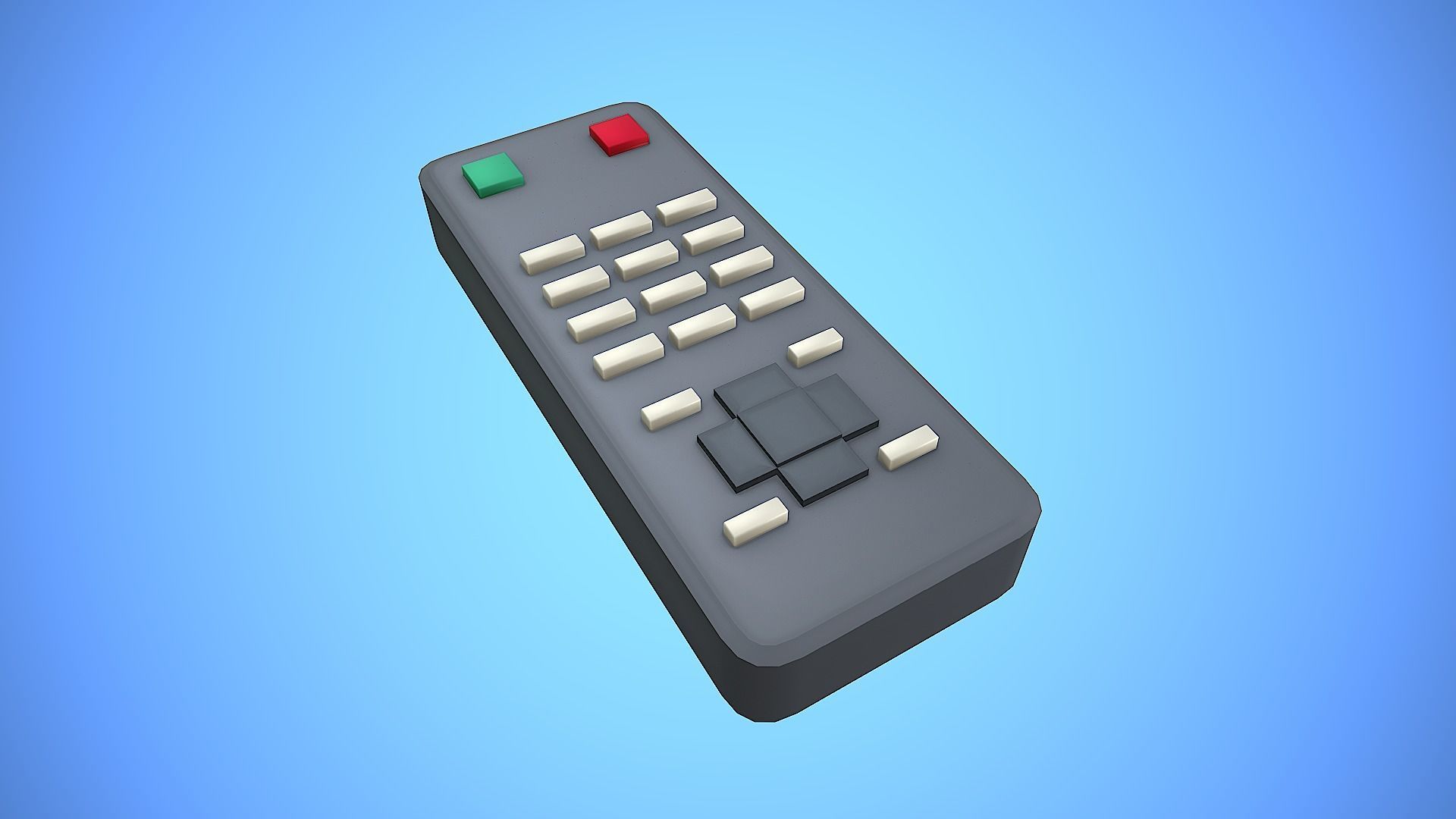 REMOTE CONTROL 03 CARTOON STYLIZED Low-poly 3D model_8