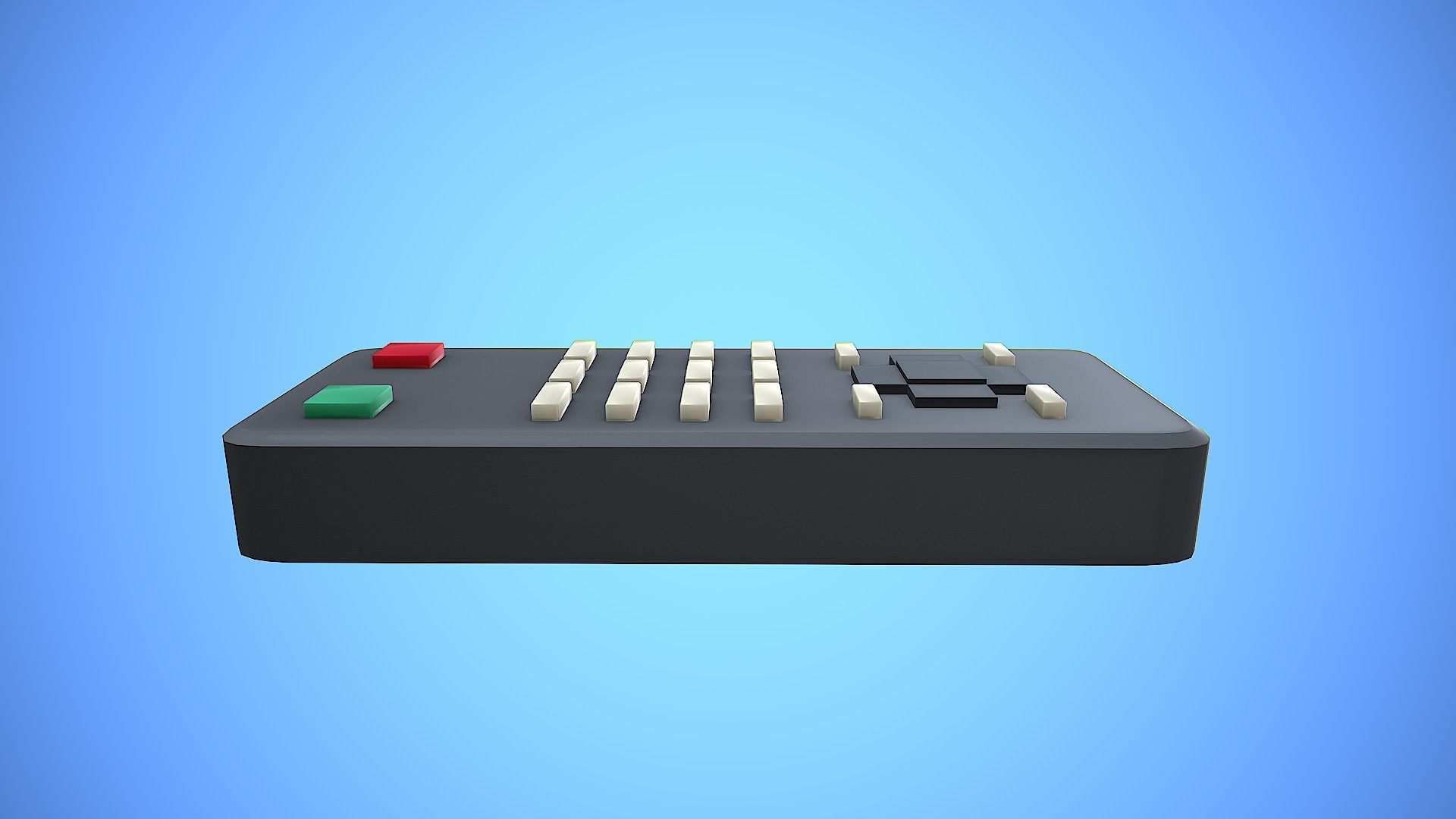 REMOTE CONTROL 03 CARTOON STYLIZED Low-poly 3D model_6