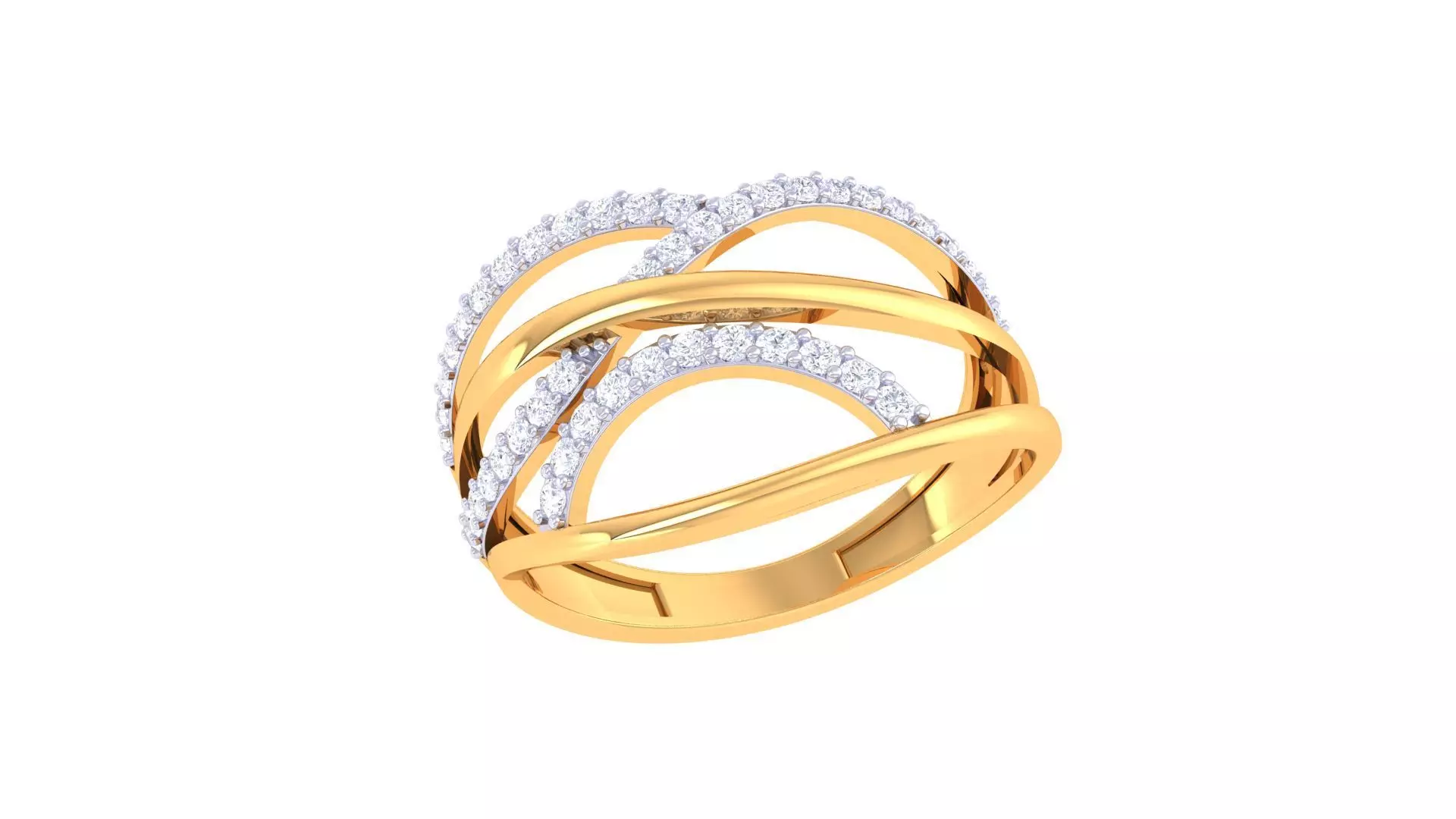 Diamond Ring - 55 3D print model_0