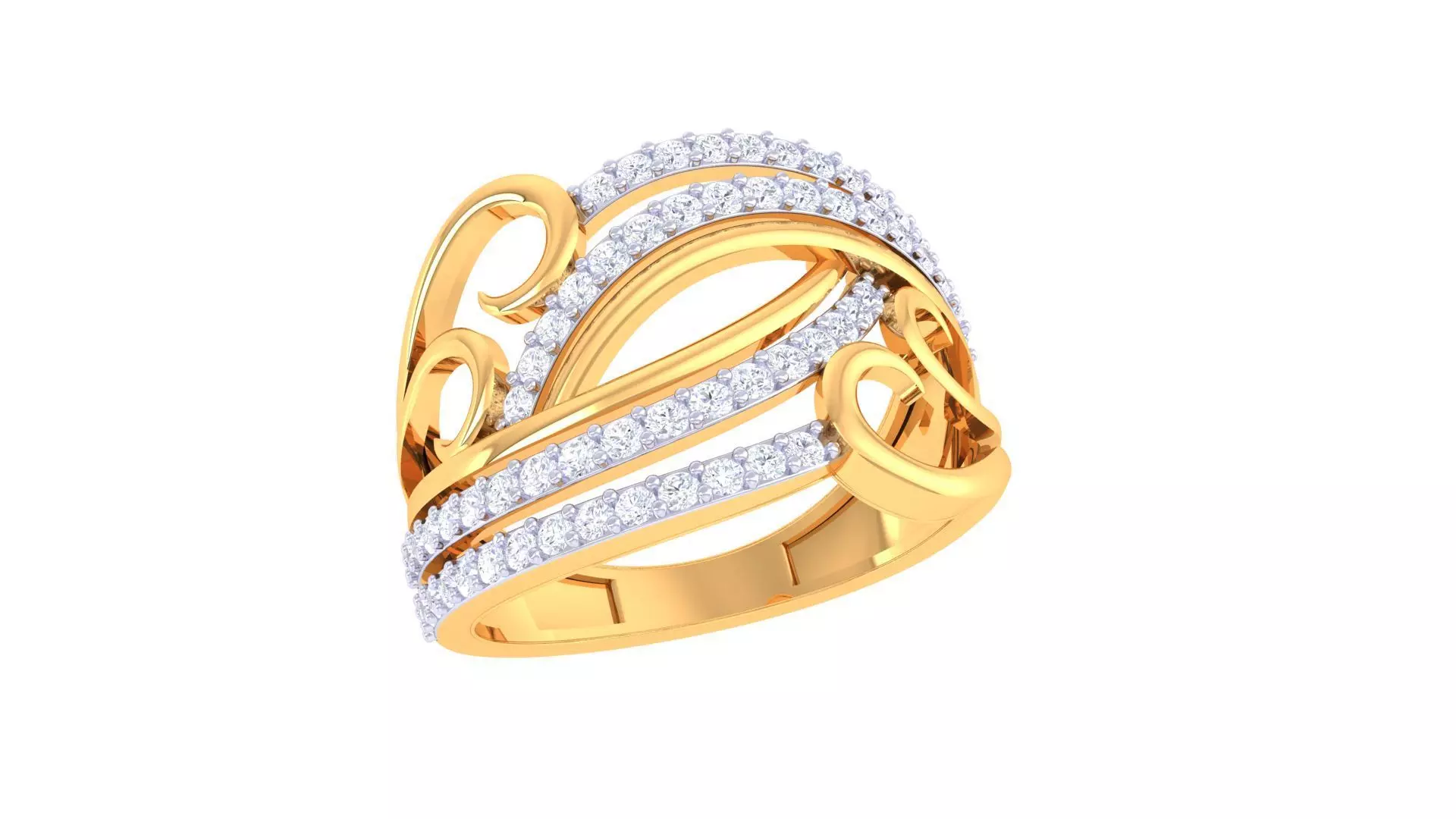 Cocktail Ring - 53 3D print model_0