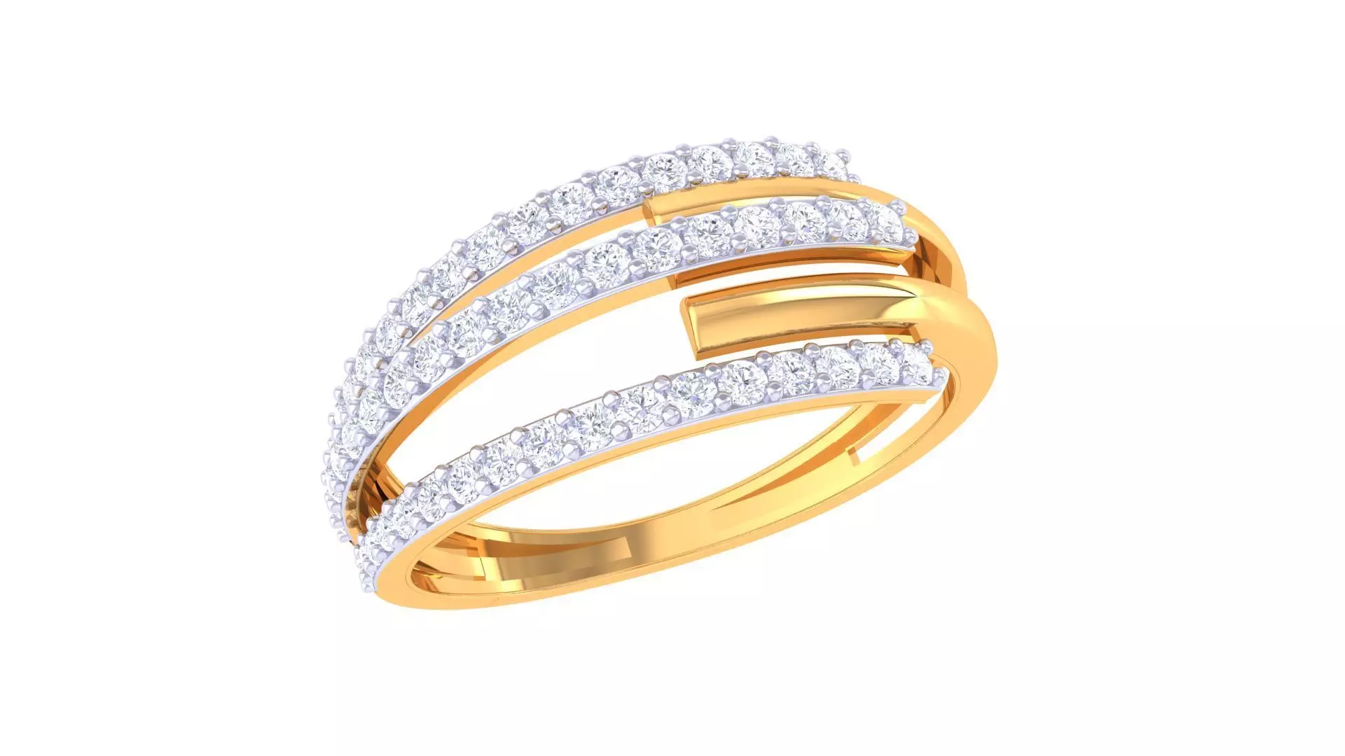 Diamond Ring - 5 3D print model_0