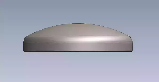 Torispherical head 24in OD schedule 20 Free 3D model