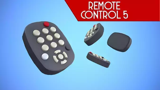 REMOTE CONTROL 05 CARTOON STYLIZED Low-poly 3D model REMOTE CONTROL 05 CARTOON STYLIZED Low-poly 3D model