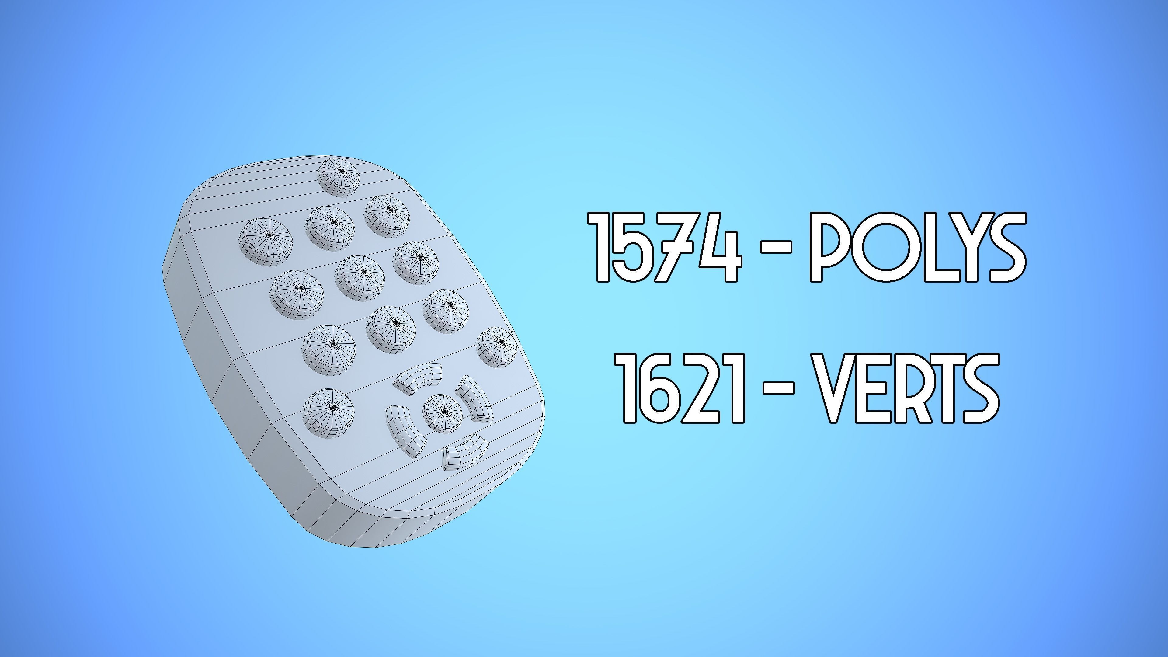 REMOTE CONTROL 05 CARTOON STYLIZED Low-poly 3D model_4