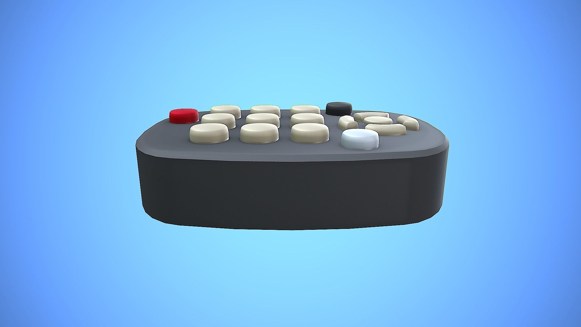 REMOTE CONTROL 05 CARTOON STYLIZED Low-poly 3D model_10