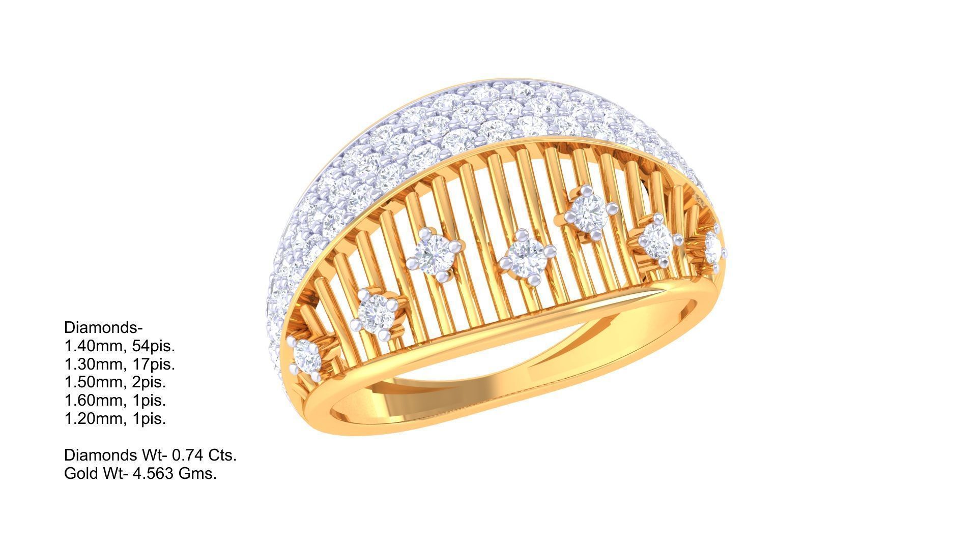 Diamond Ring - 27 3D print model_1