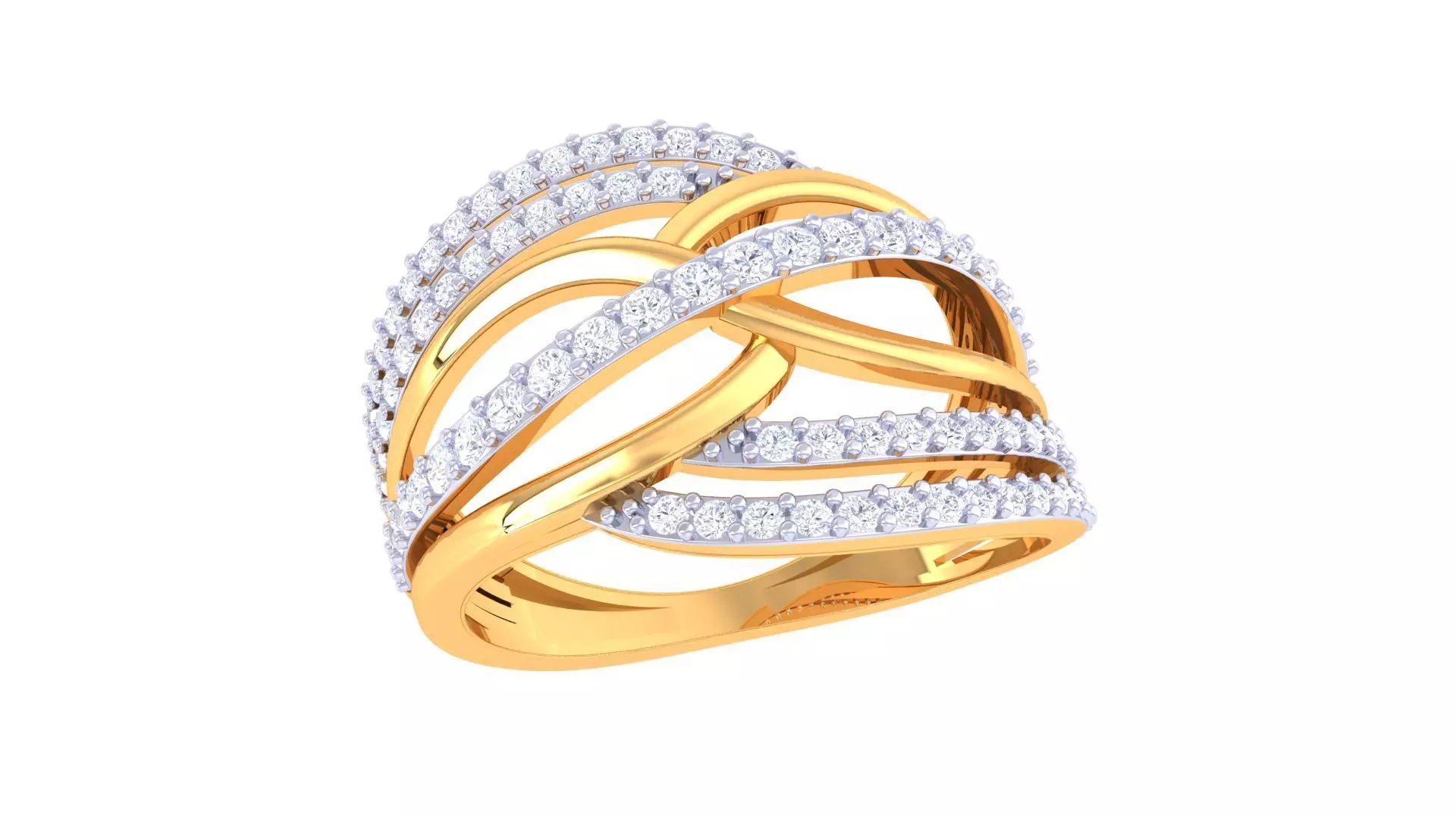 Cocktail Ring - 17 3D print model_0