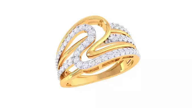 Diamond Ring - 10 3D print model