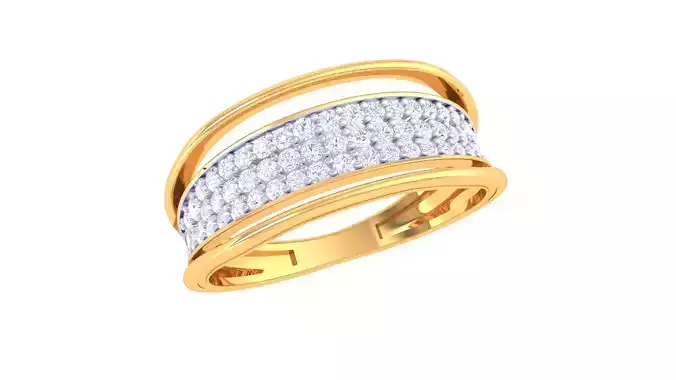 Diamond Ring - 1 3D print model