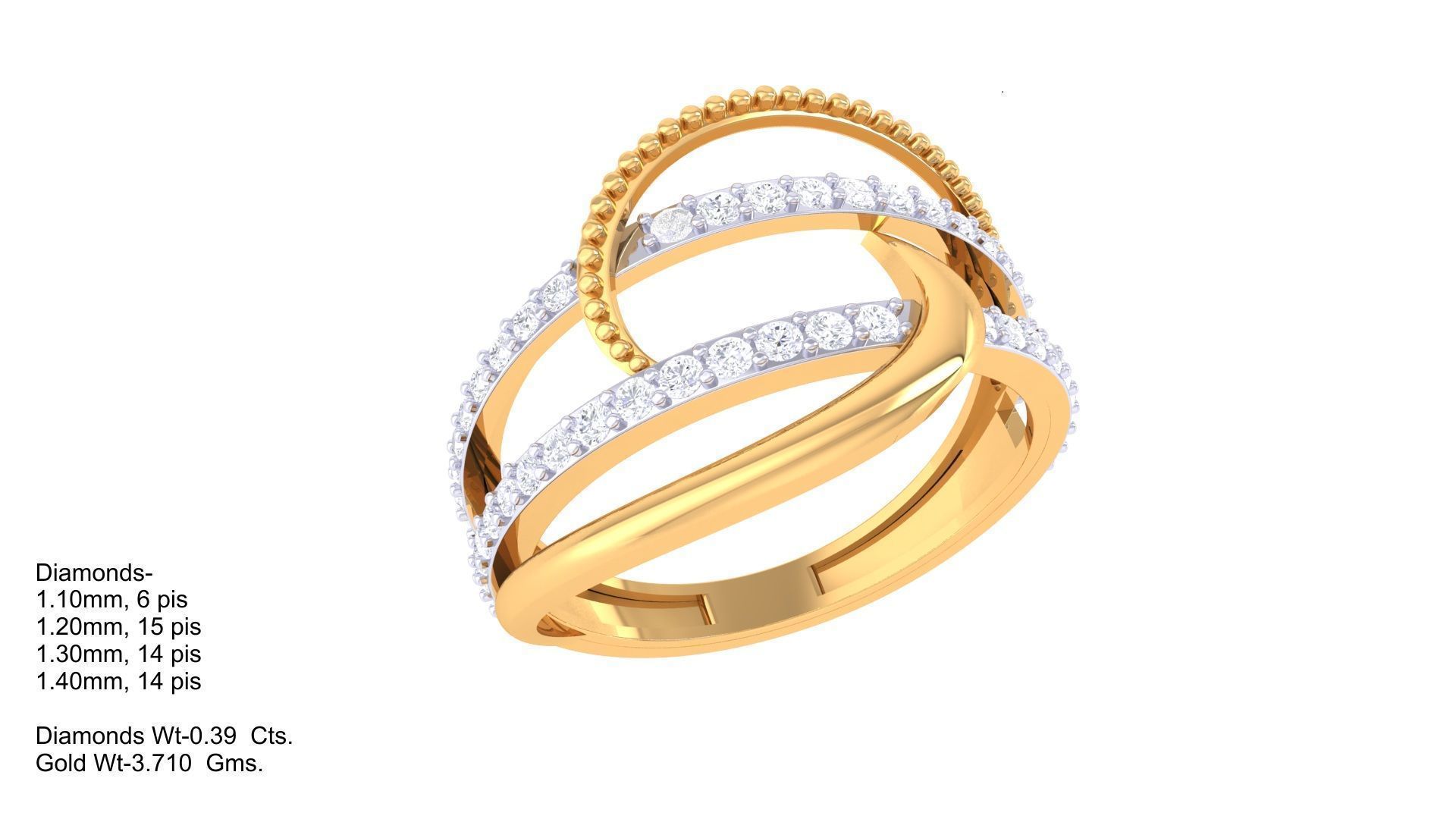 Diamond Ring - 89 3D print model_1