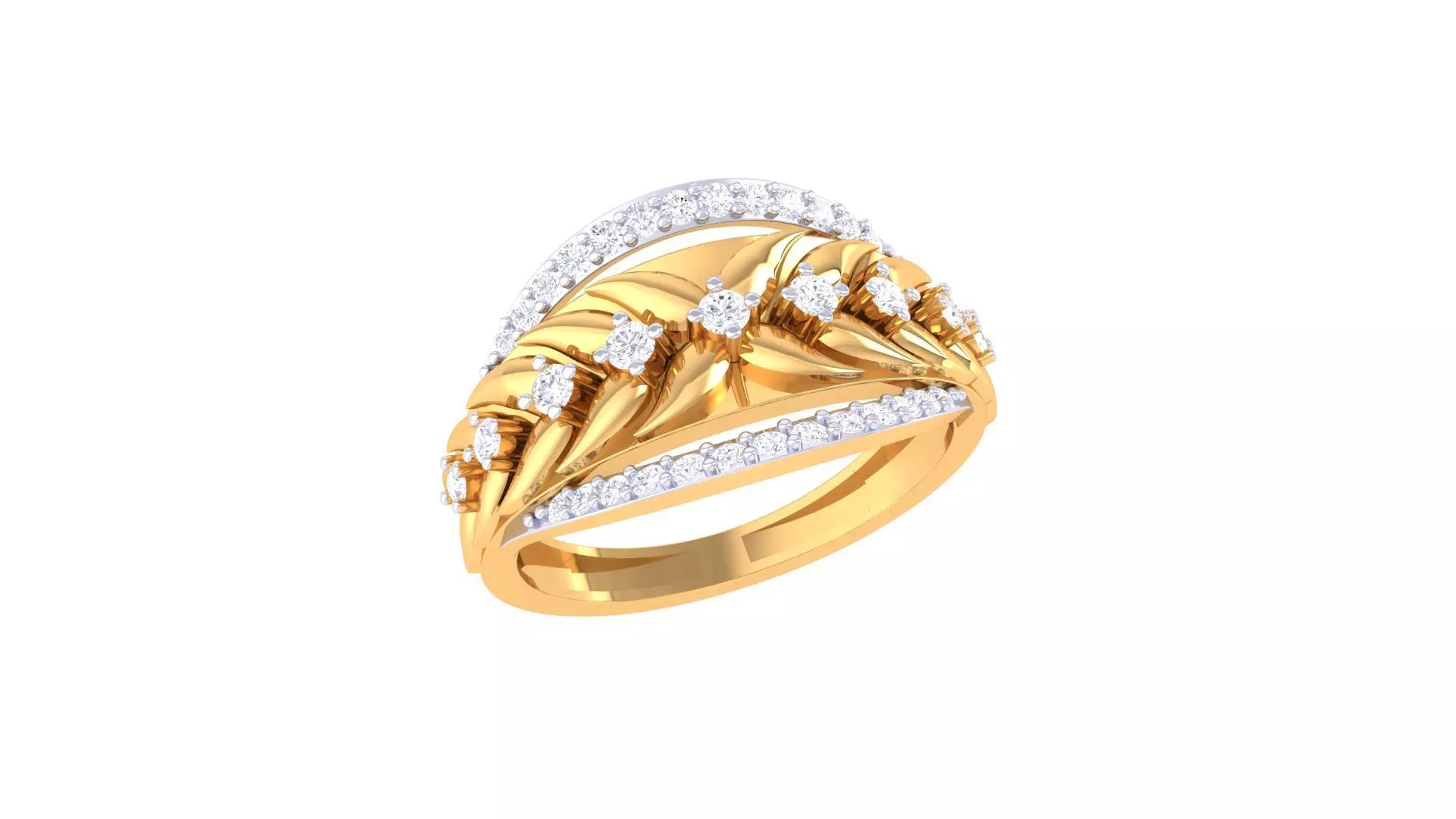 Diamond Ring - 57 3D print model_0