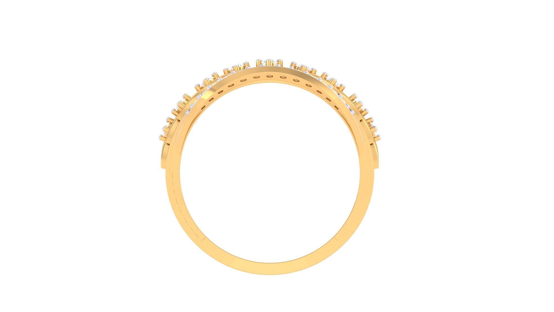 Diamond Ring - 57 3D print model_3