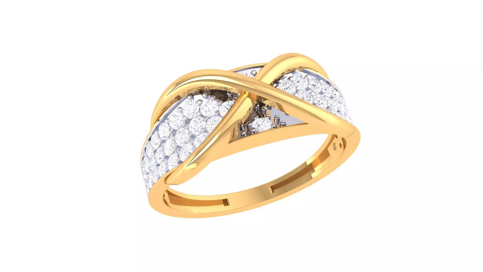 Diamond Ring - 50 3D print model_0