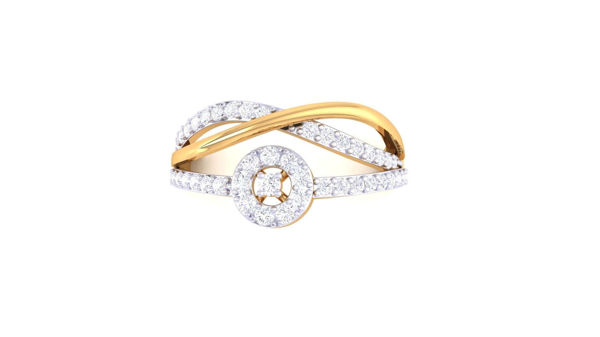 Diamond Ring - 44 3D print model_2