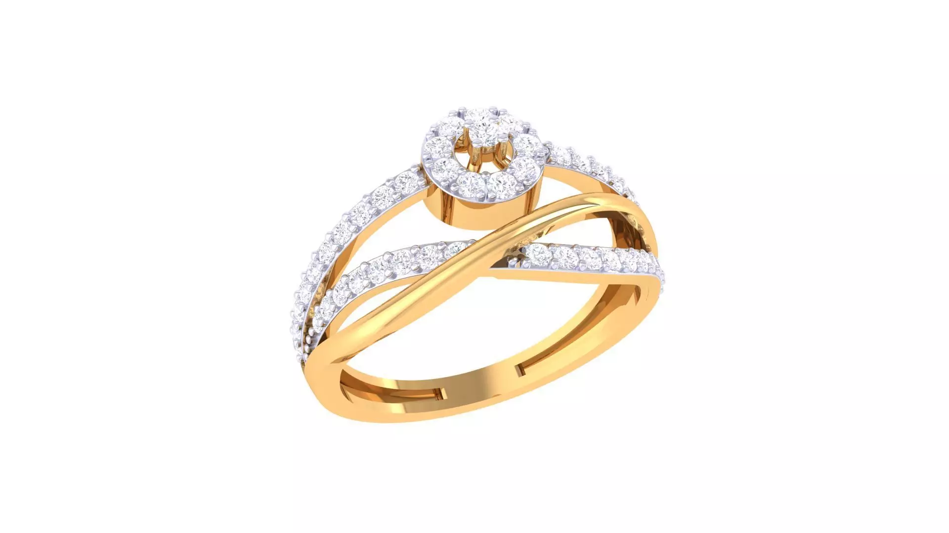 Diamond Ring - 44 3D print model_0