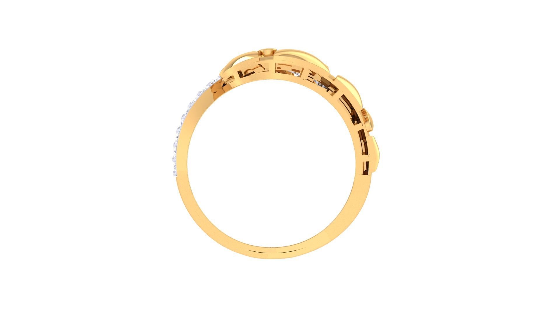 Diamond Ring - 43 3D print model_3