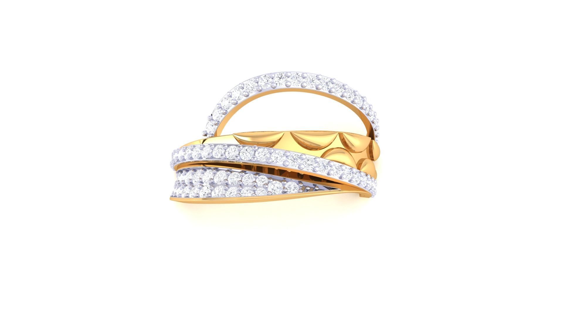 Diamond Ring - 39 3D print model_2