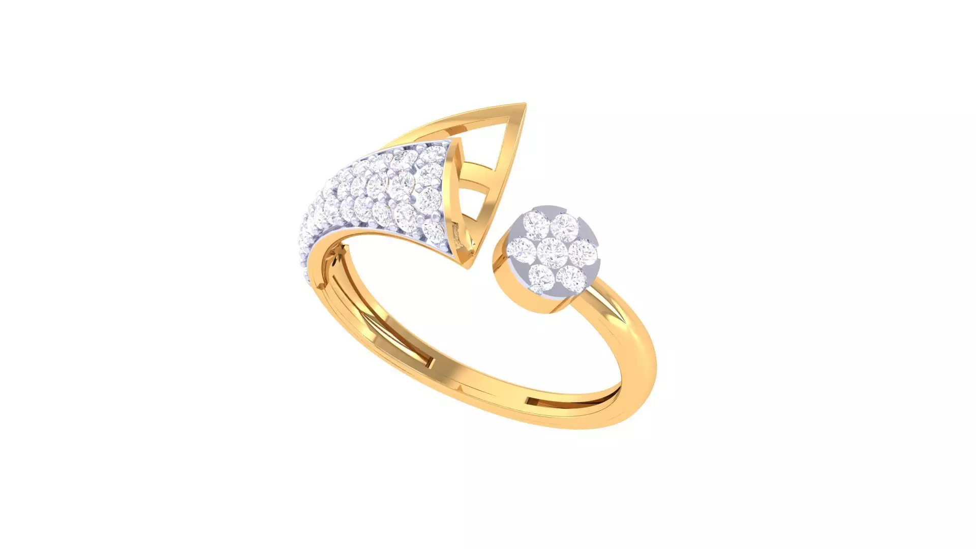 Diamond Ring - 38 3D print model_0