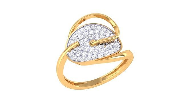 Diamond Ring - 33 3D print model