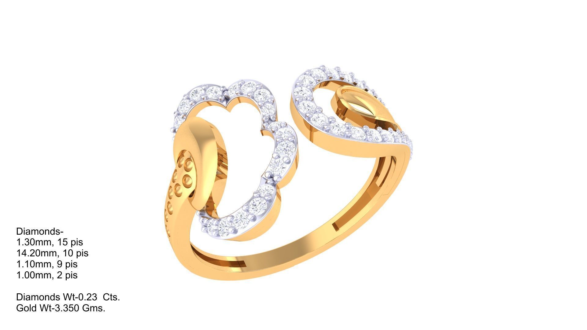 Diamond Ring - 30 3D print model_1