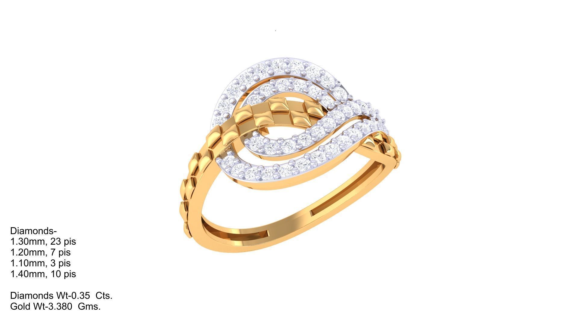 Diamond Ring - 28 3D print model_1