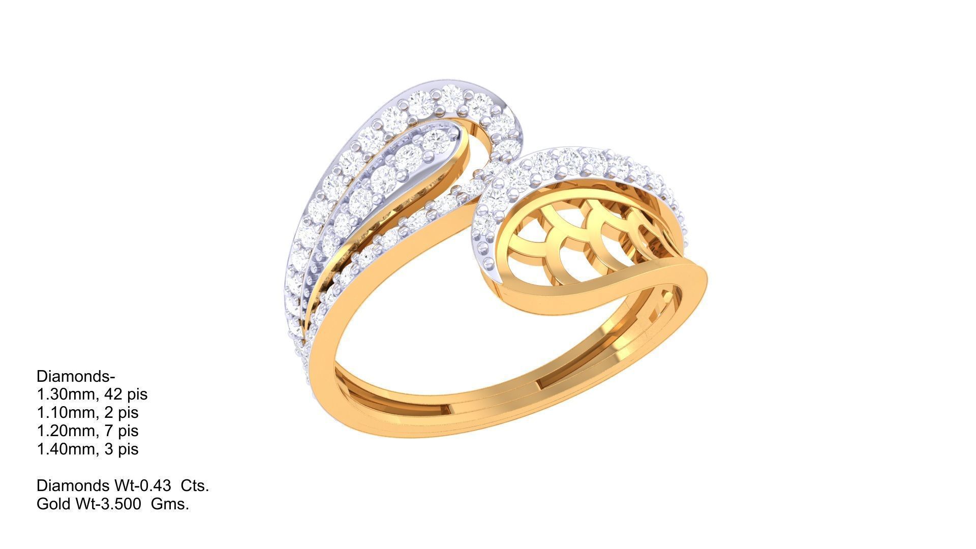 Diamond Ring - 20 3D print model_1