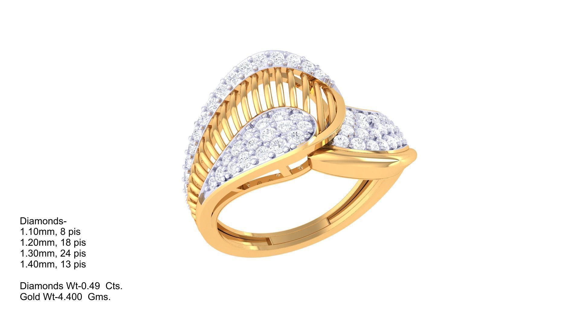 Diamond Ring - 17 3D print model_1