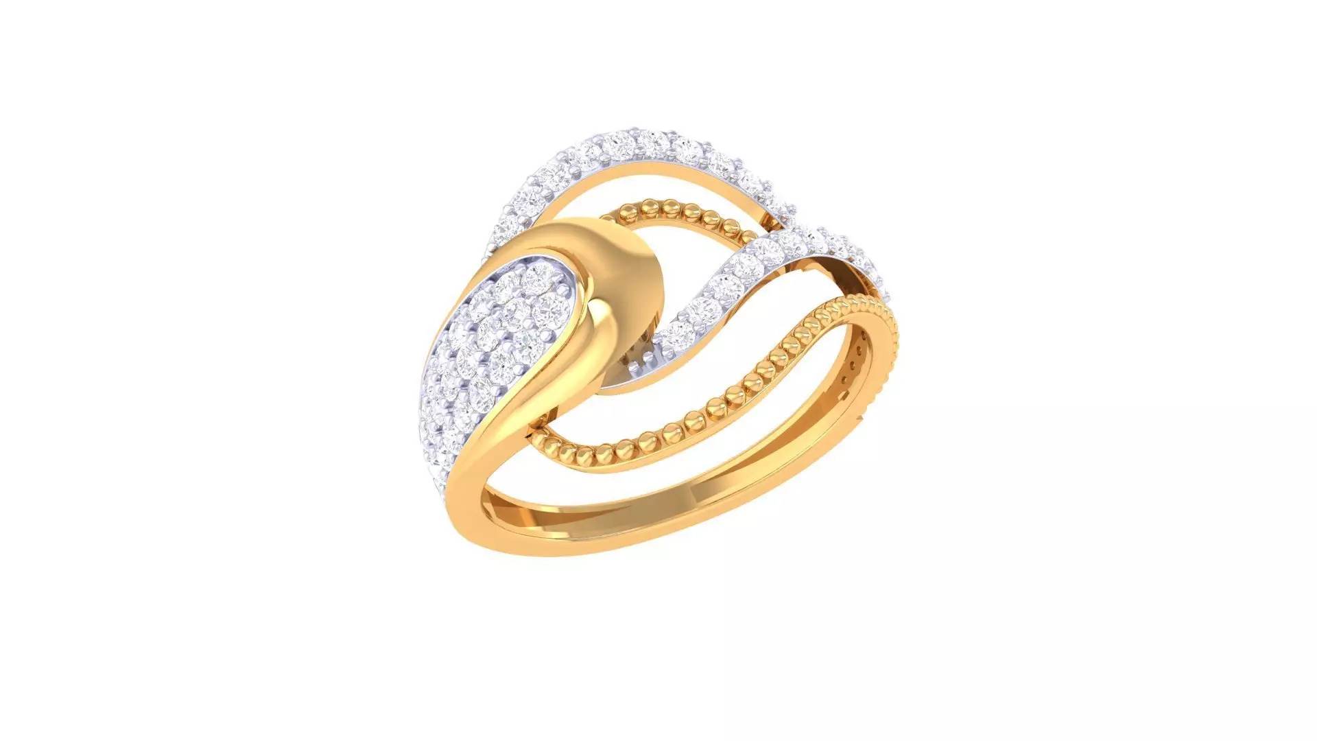 Diamond Ring - 12 3D print model_0
