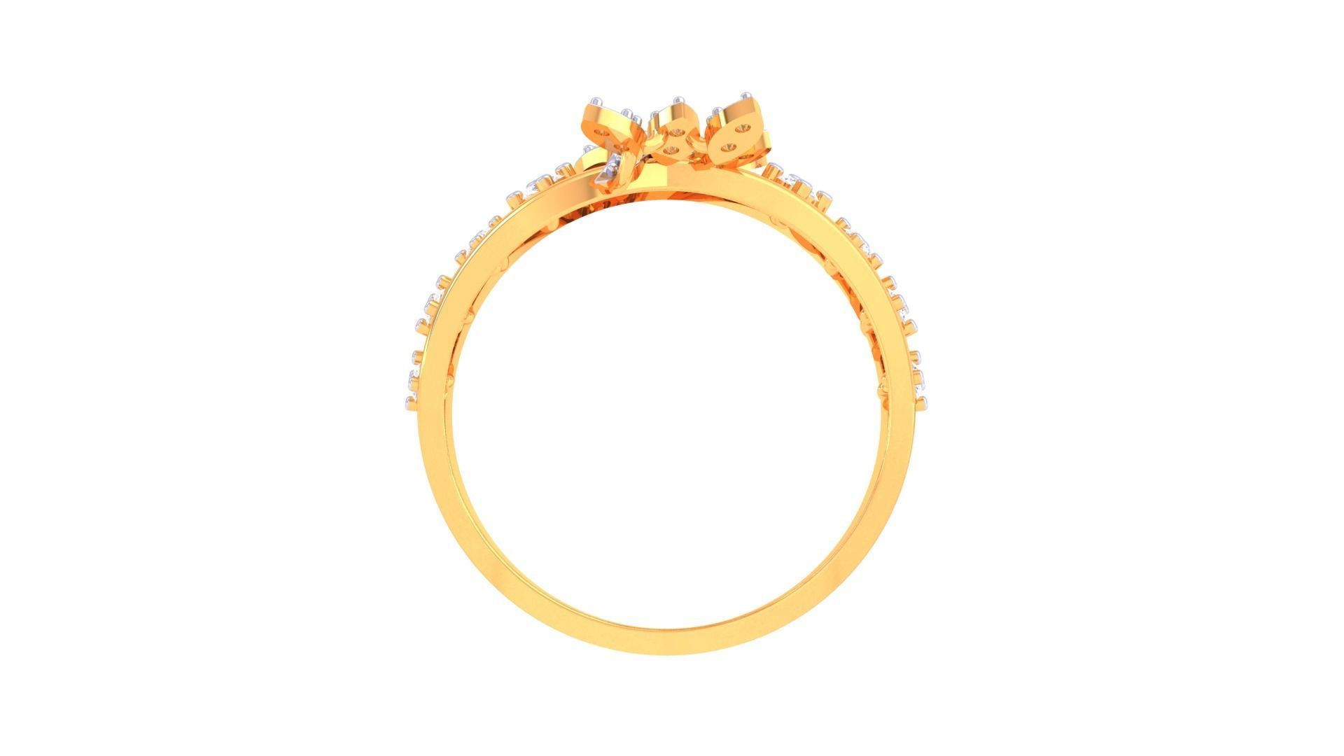 Diamond Ring - 6 3D print model_3