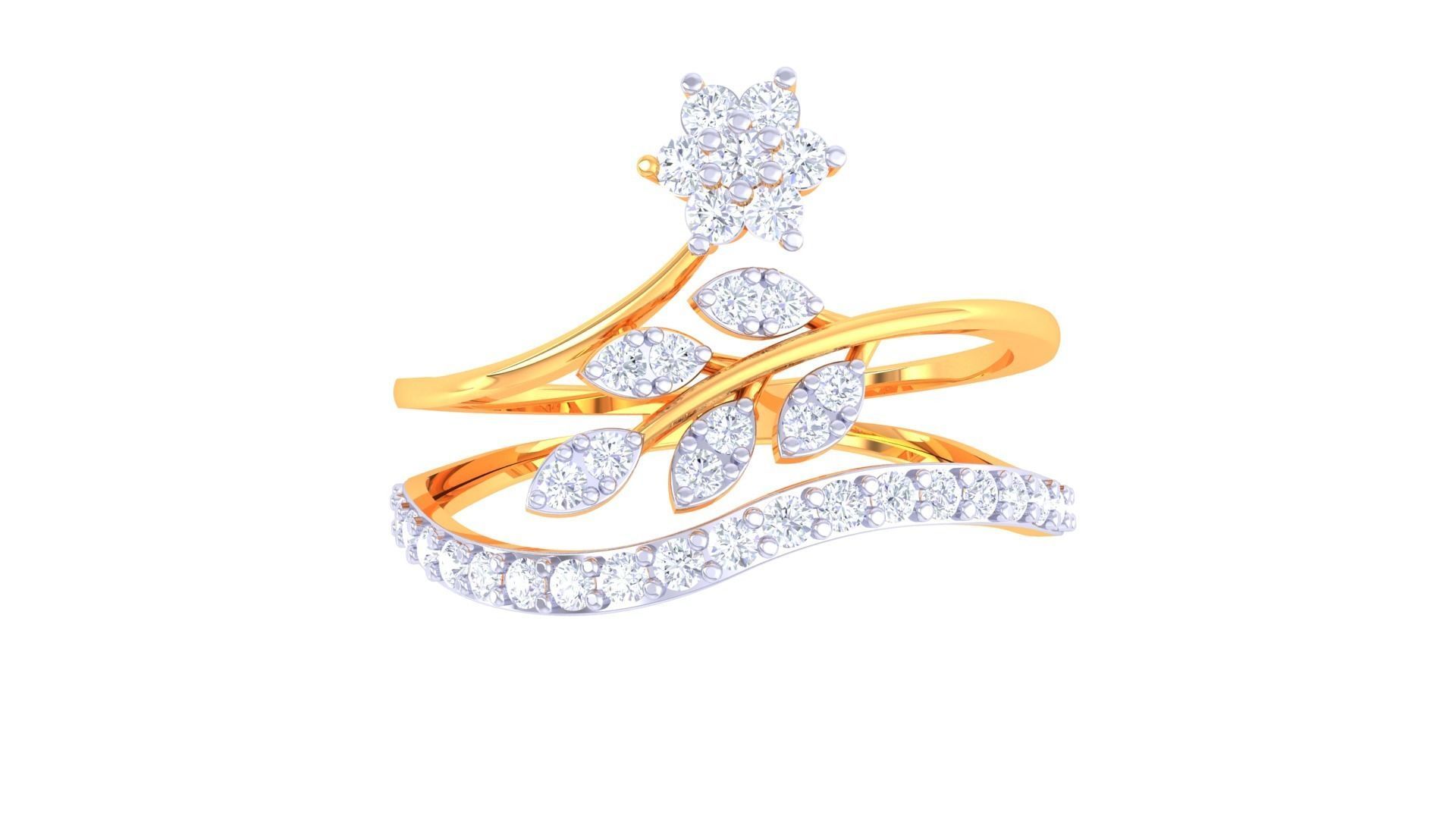 Diamond Ring - 52 3D print model_2