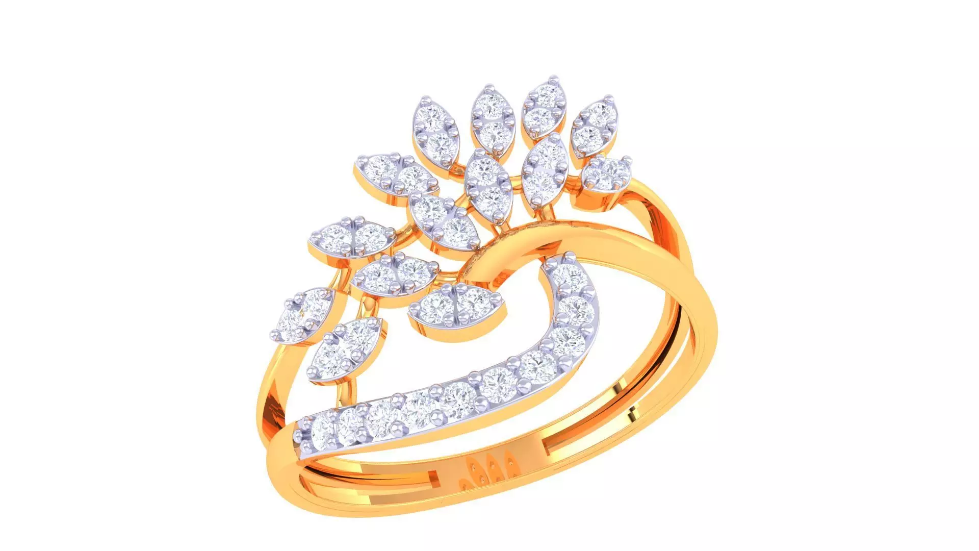 Diamond Ring - 44 3D print model_0