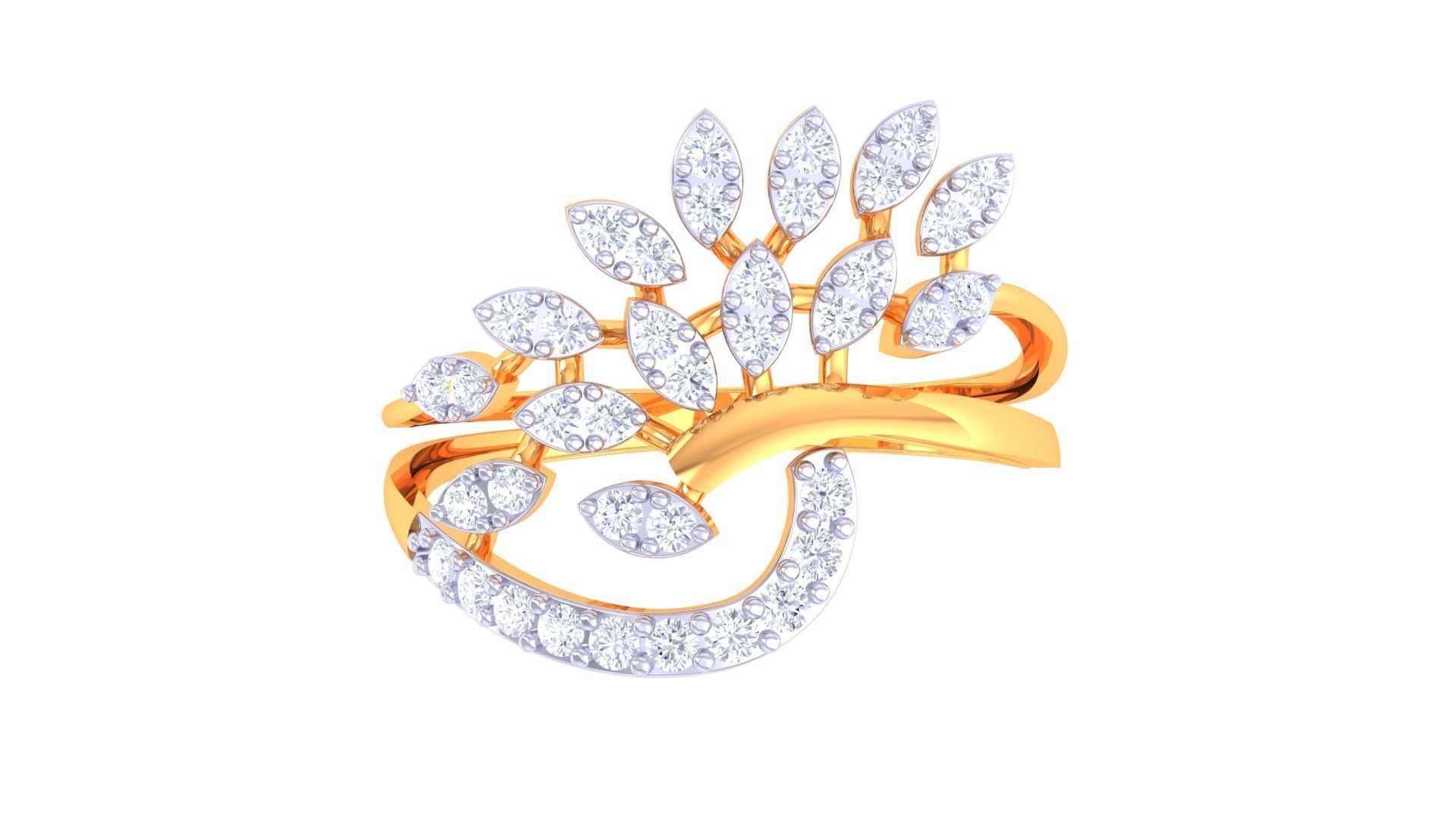 Diamond Ring - 44 3D print model_2