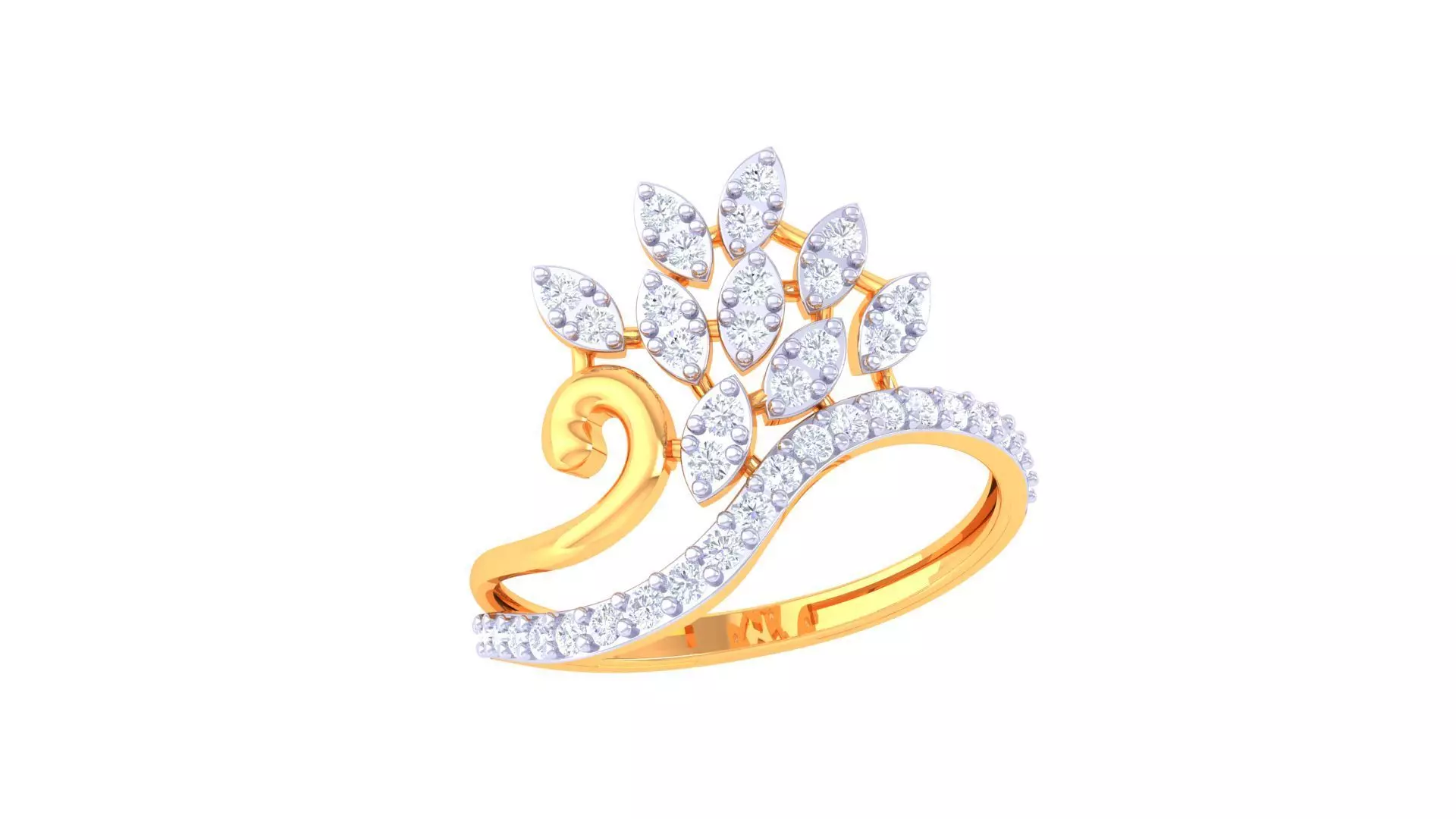 Diamond Ring - 19 3D print model_0