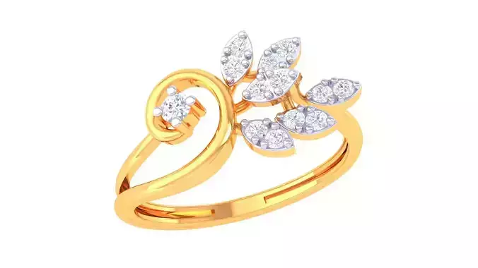 Diamond Ring - 1 3D print model