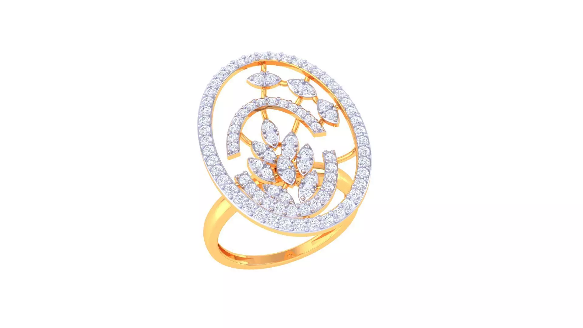 Cocktail Ring - 63 3D print model_0