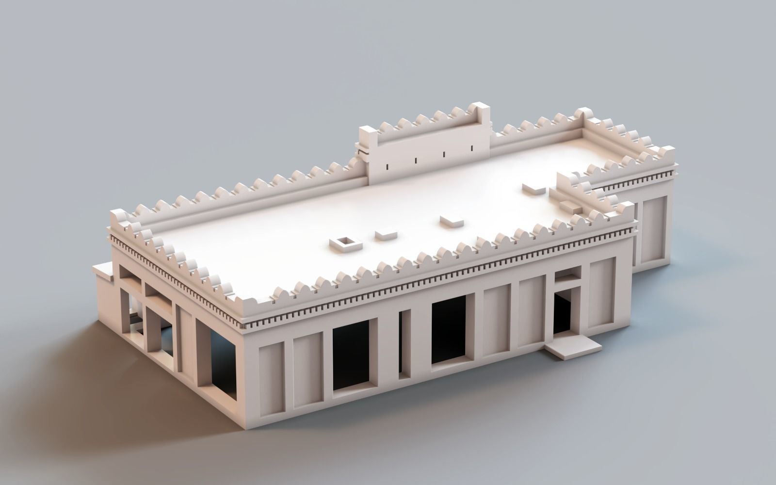 historical buildings 3d printing bundle  3D print model_3