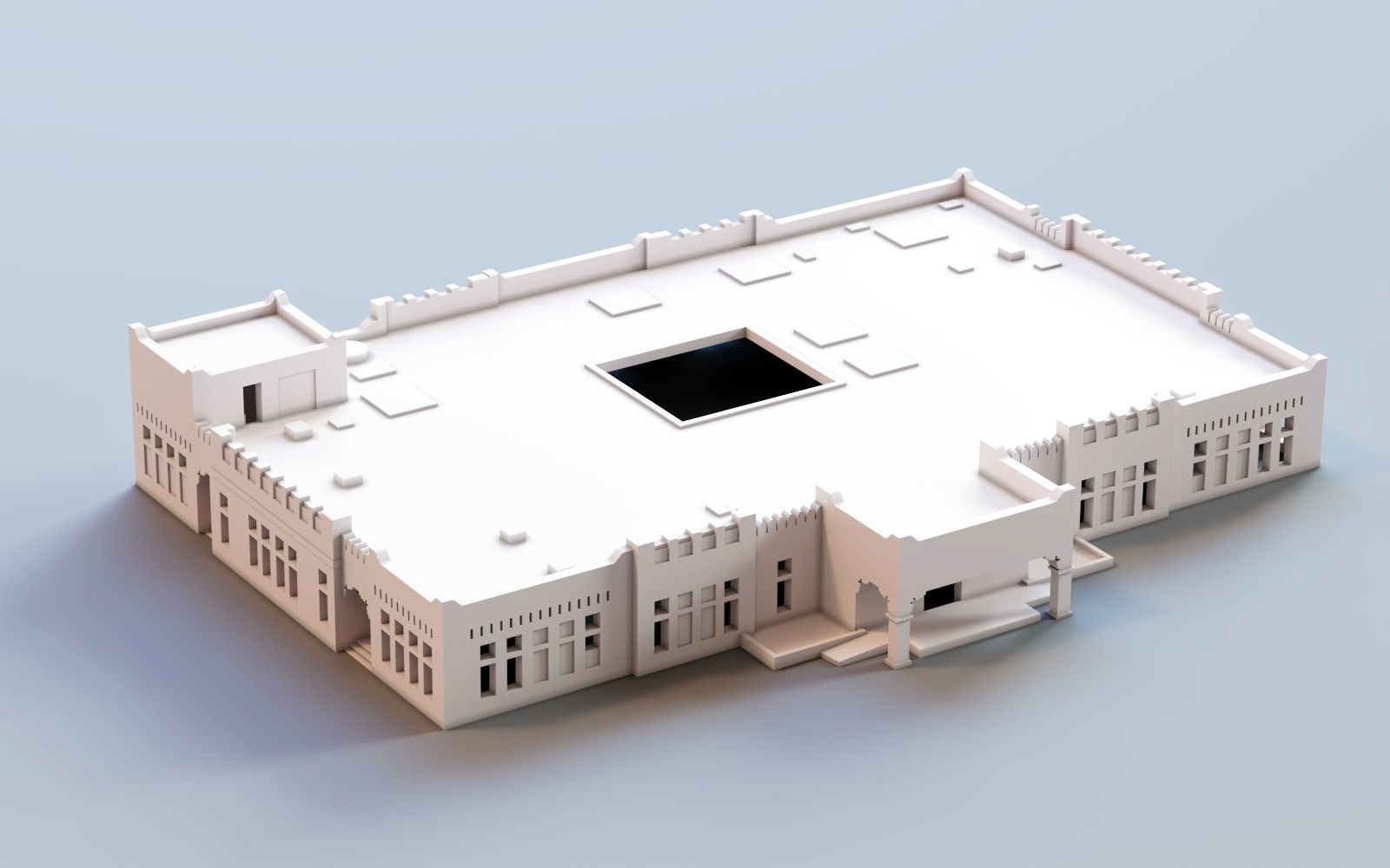 historical buildings 3d printing bundle  3D print model_7