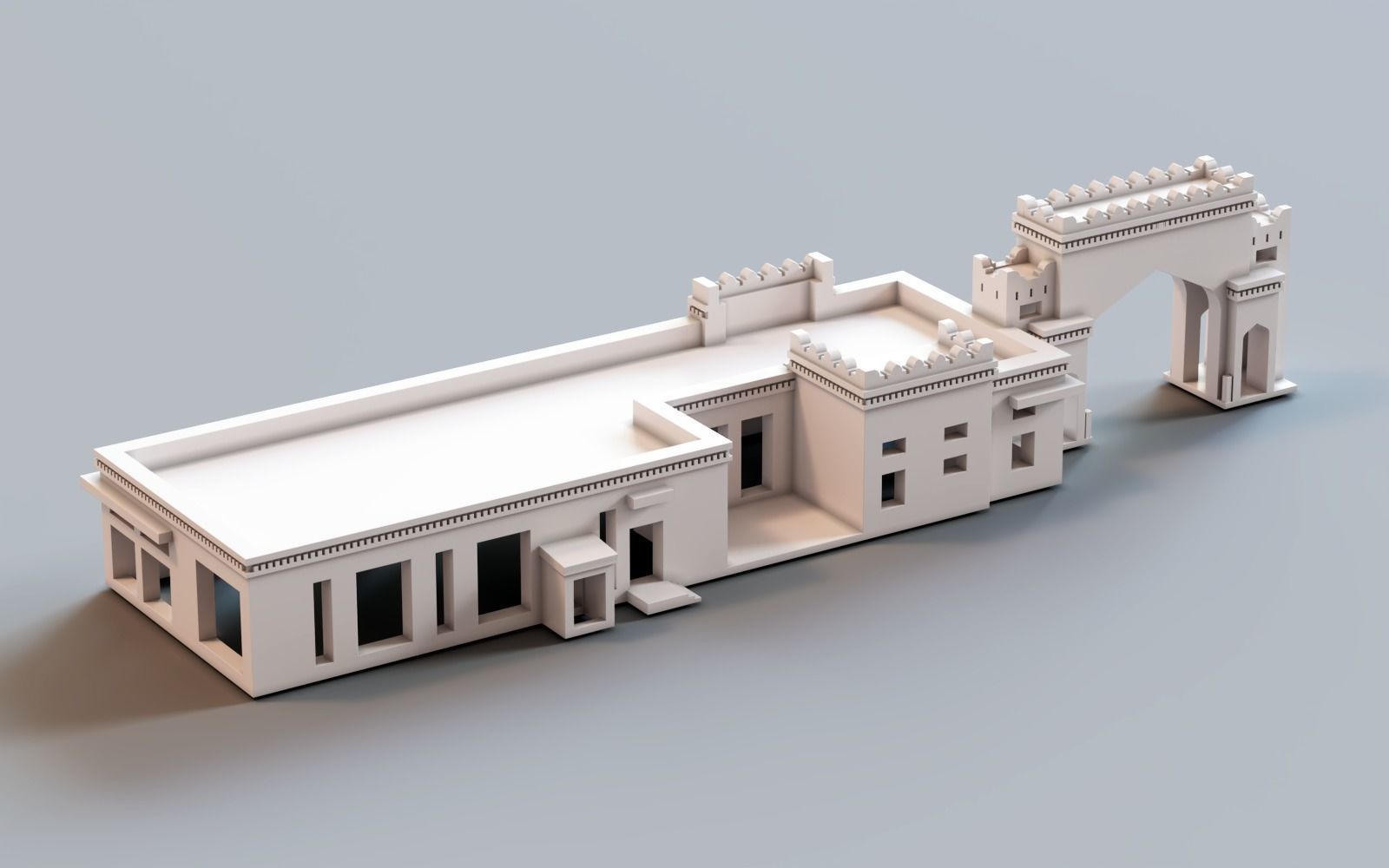historical buildings 3d printing bundle  3D print model_2
