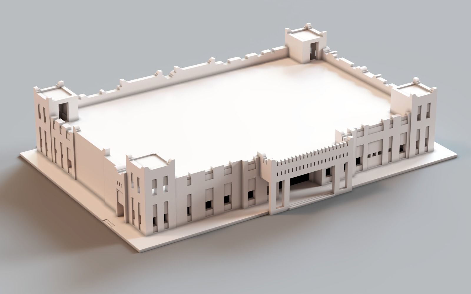 historical buildings 3d printing bundle  3D print model_11