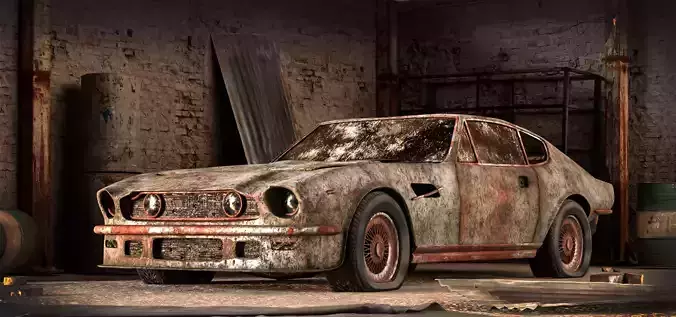 Abandoned Muscle Car