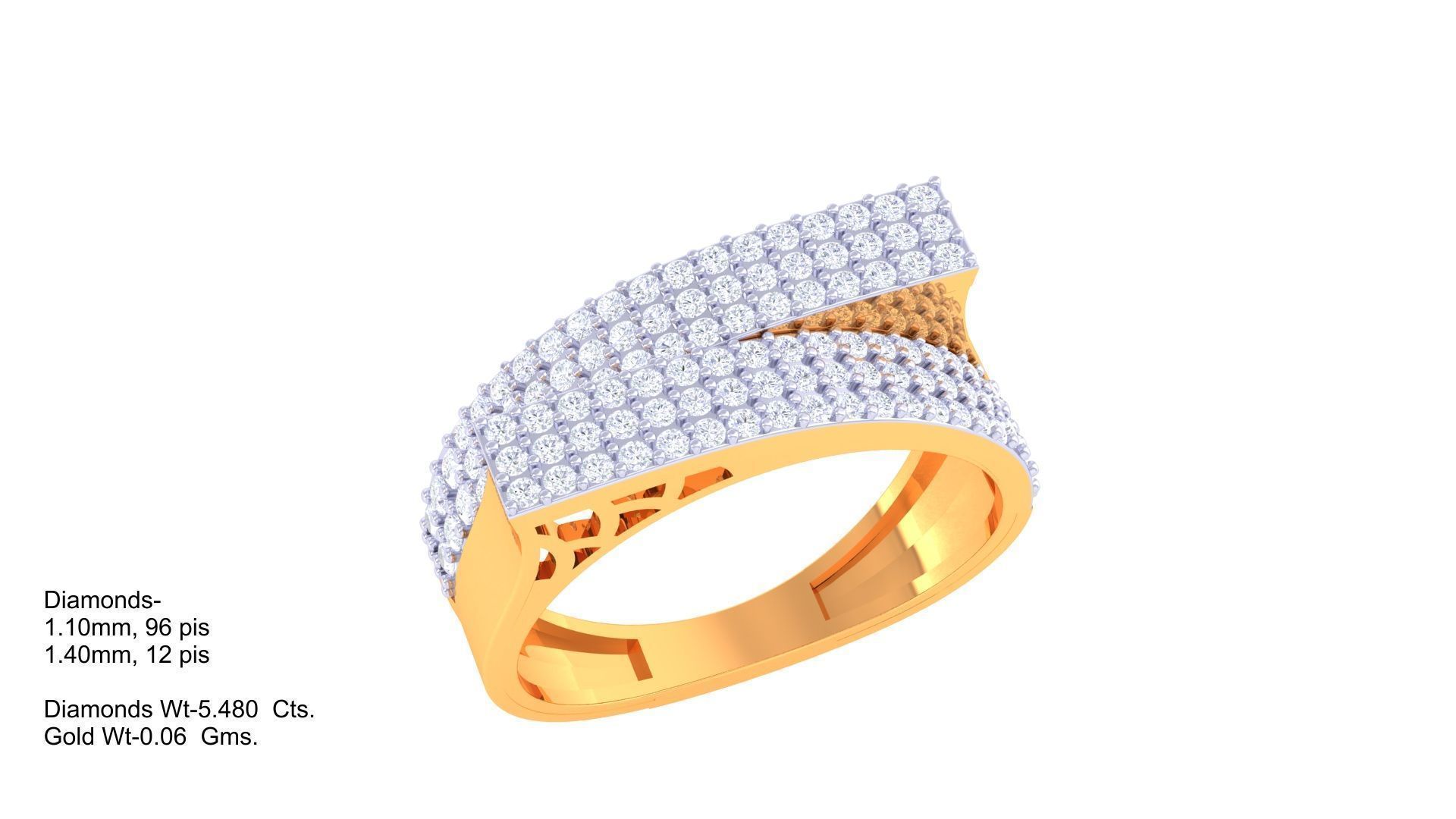Diamond Ring - 18 3D print model_1