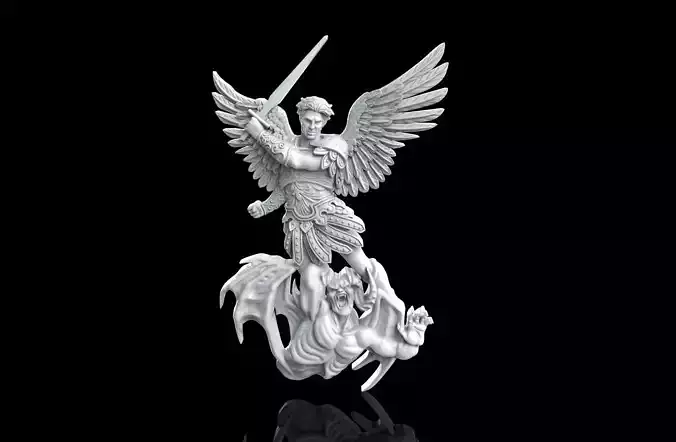 Saint Michael 3D print model